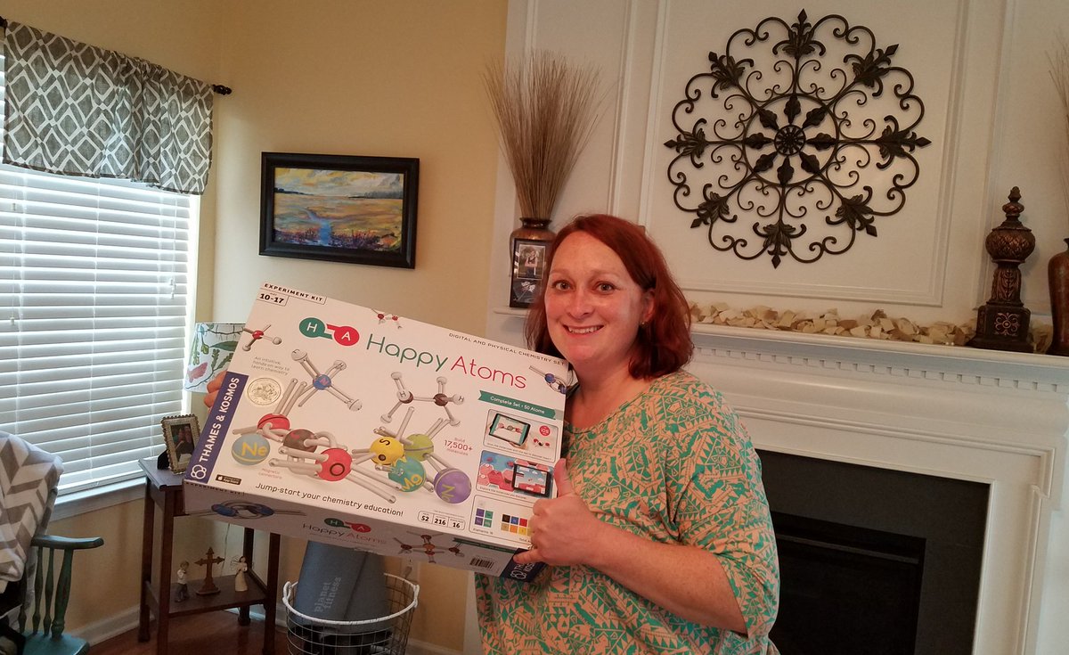 Hebmorris's tweet image. Thanks to @BASF and all the other #YouBeTheChemist sponsors for the Happy Atoms kit that arrived today! I can&apos;t wait to use it with my budding scientists in the classroom! @RVESRockets #FM21STEAM