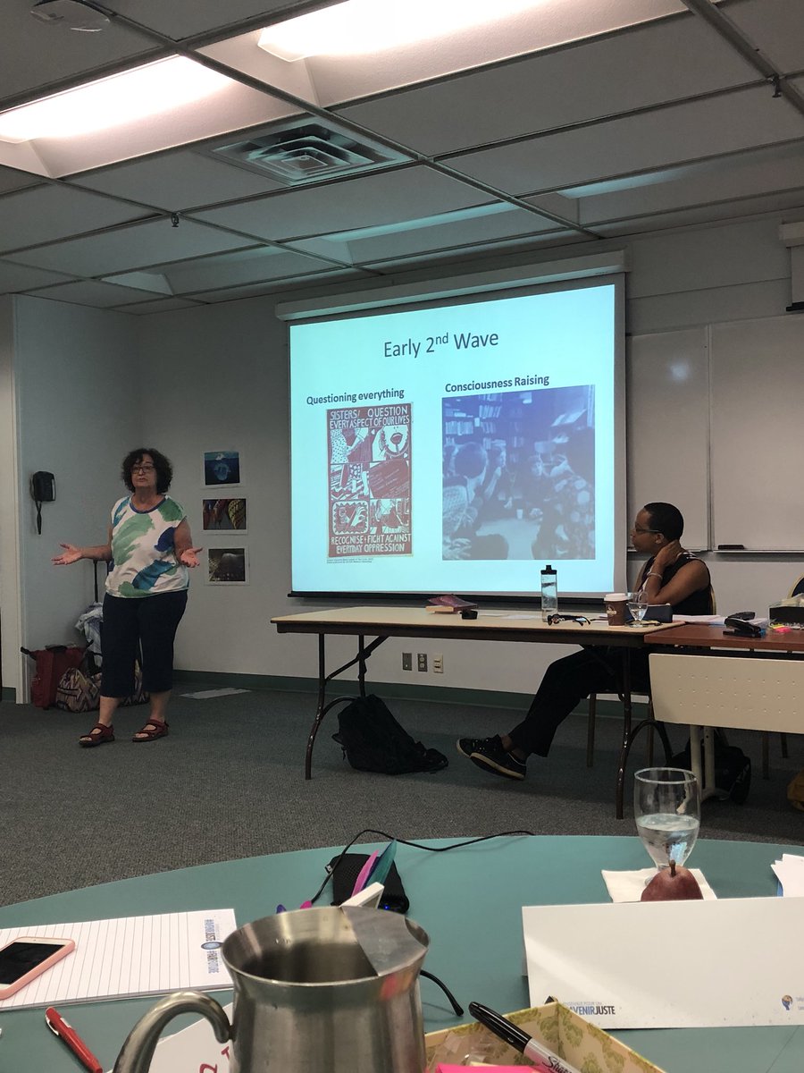 ErikaLMark's tweet photo. Honoured to hear feminists @judyrebick and @RyeGindinChair speak to our women’s leadership group this aft #etfosis #etfo #KPRETFO https://t.co/YC2fVNoGh5