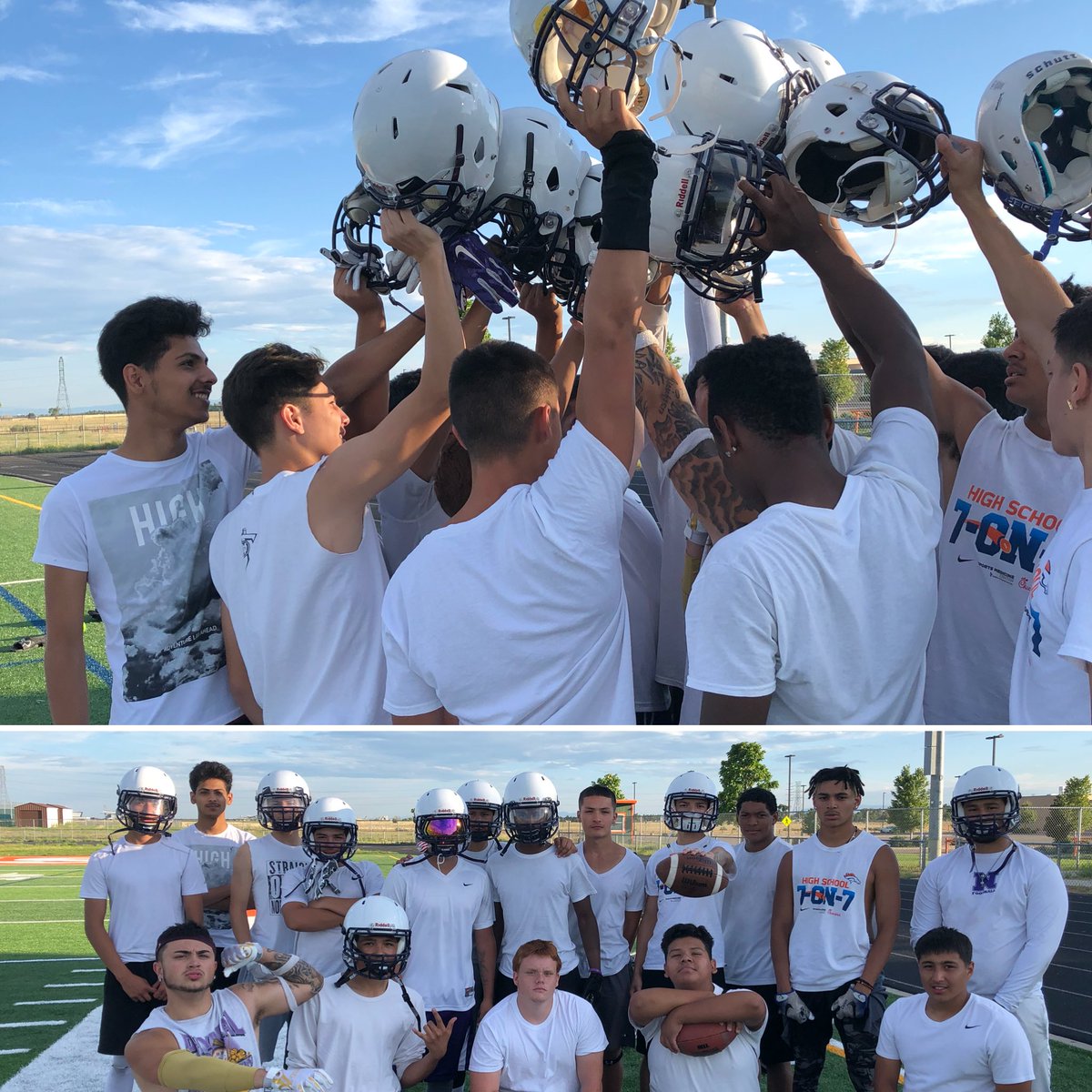 DenverVikings's tweet photo. Last 7 on 7 of the summer #fasthardfinish #northvikingsfootball https://t.co/z1RlBU30yh
