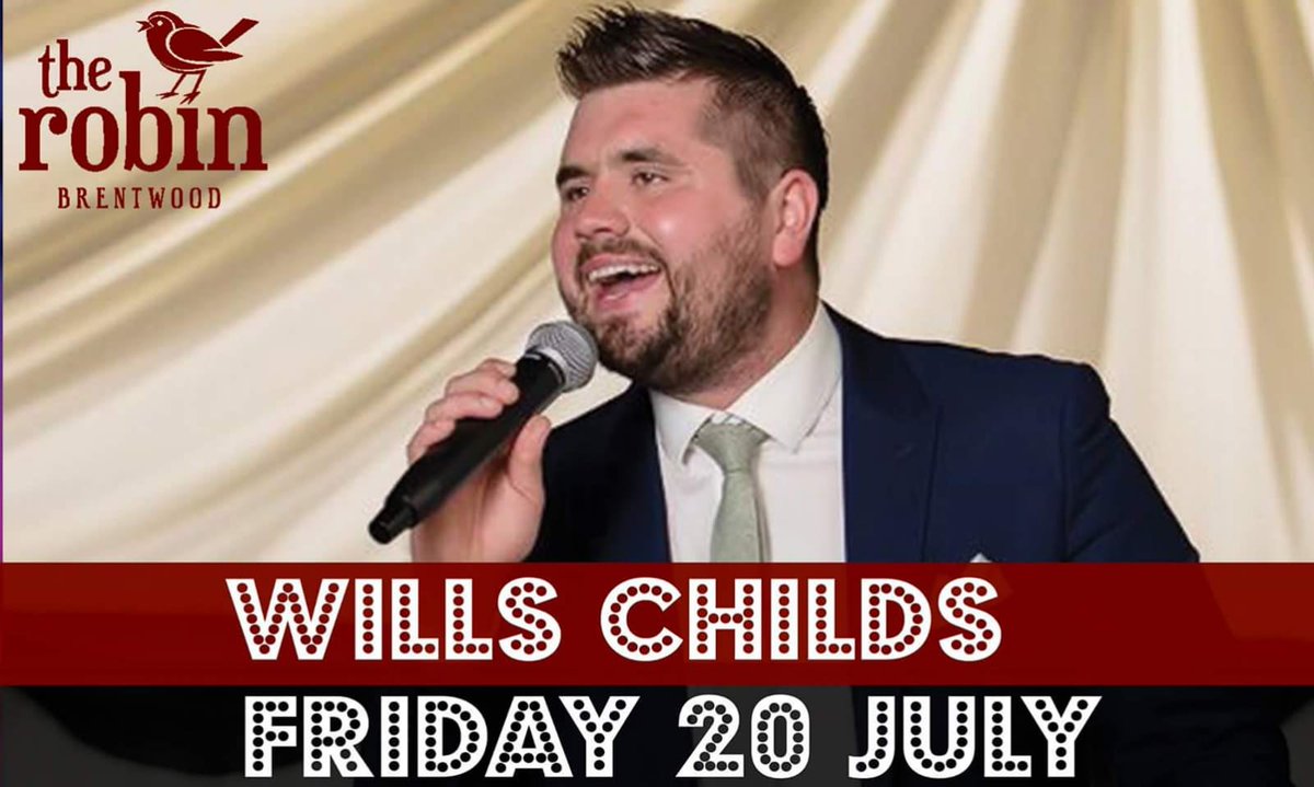 All roads lead to the Robin in #brentwood this Friday night 20th July. <a href="/willschilds/">Wills Childs</a> is singing live. <a href="/RobinBrentwood/">The Robin Brentwood</a>