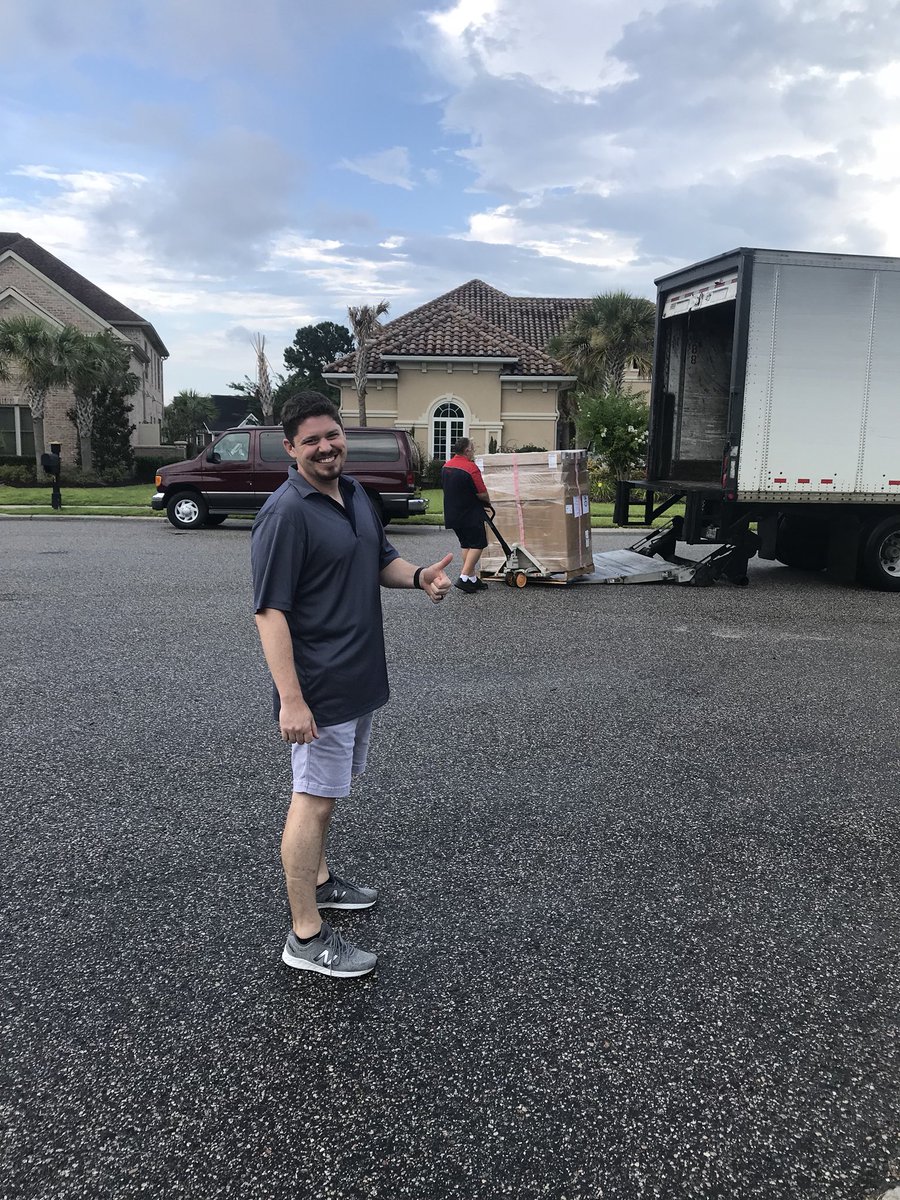 SCRobotics's tweet photo. It’s delivery day. The #SCFLL #IntoOrbit tournament challenge kits are here. Who wants to help build kits? #FLL #LEGO https://t.co/KpPWN9JZk8
