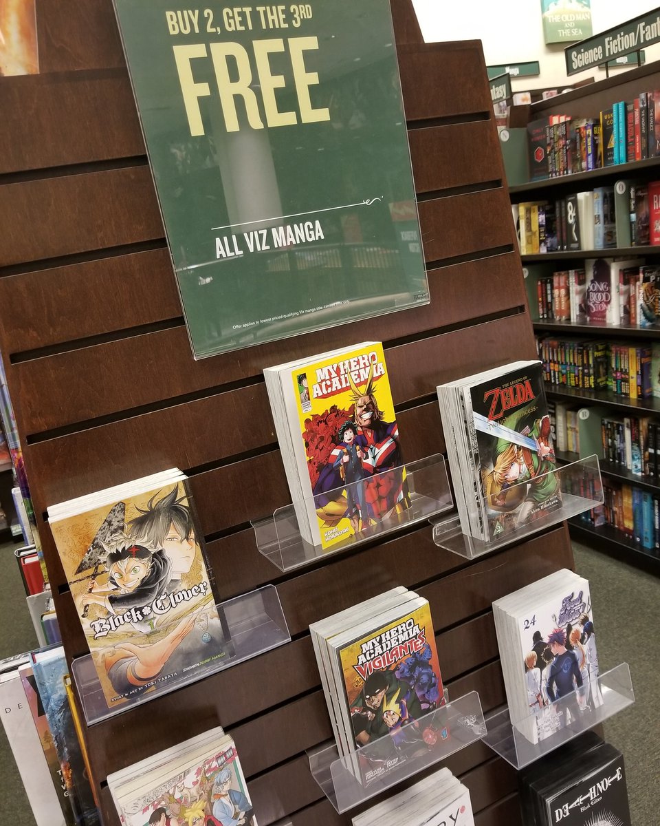 Barnes And Noble It S The Perfect Time To Start A New Manga Series Right Now All Viz Manga Are Buy 2 Get The 3rd Free Come In And See Our