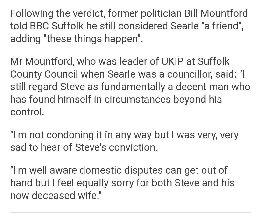 He claims these things happen before stating he feels sorry for the murderer who he still considers a friend.