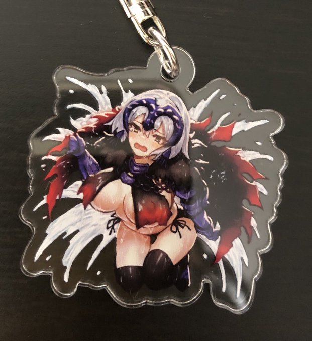 夏コミグッズのぶっかけ邪ンヌアクキー 