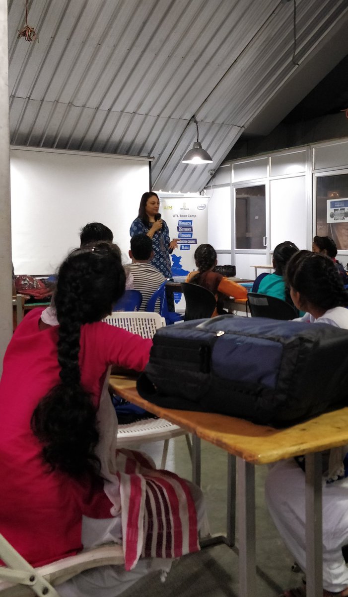RashiNigam3's tweet photo. 33 students from 16 schools attend the #ATLBootcamp in Bangalore to take forward the ever amazing projects from Atal Tinkering Labs from all over India. 
@AIMtoInnovate @IntelIndia @dkishorebalaji @salonizz @AnujDuggal21 @ATLBengaluru https://t.co/iIlgxs71af