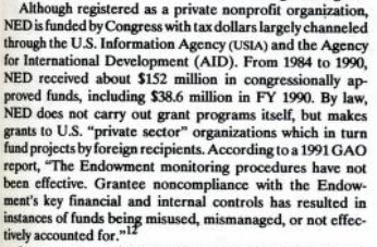 In case you were puzzled by how open they seem about their work- 1, notice how little outrage there is over this, 2, they are notorious for misplacing/misusing funds (cough covert ops) including a stunning operation run through my dad's alma mater, University of South Carolina