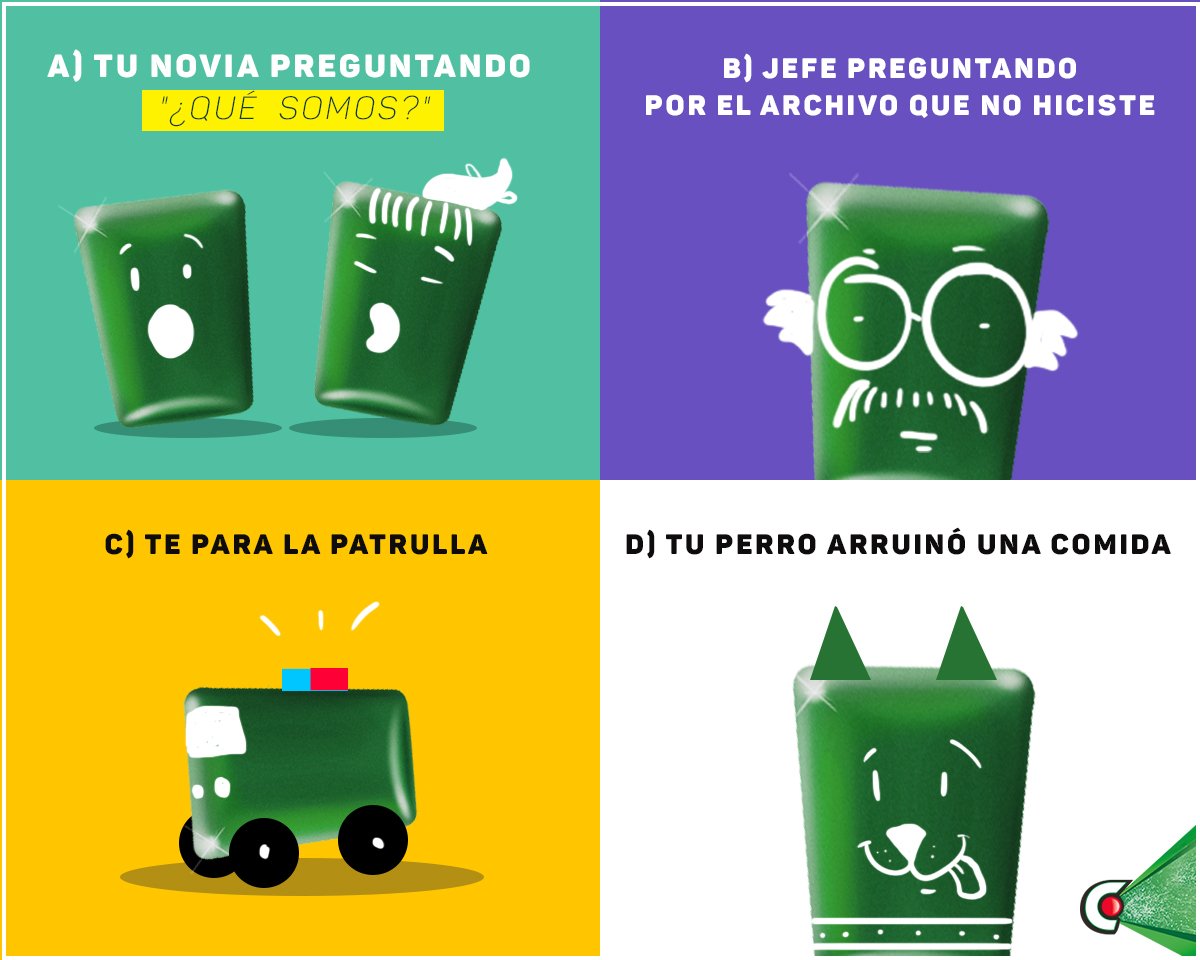 Hay situaciones que requieren un poco más de frescura. ¿En cuál usarías tus Clorets?