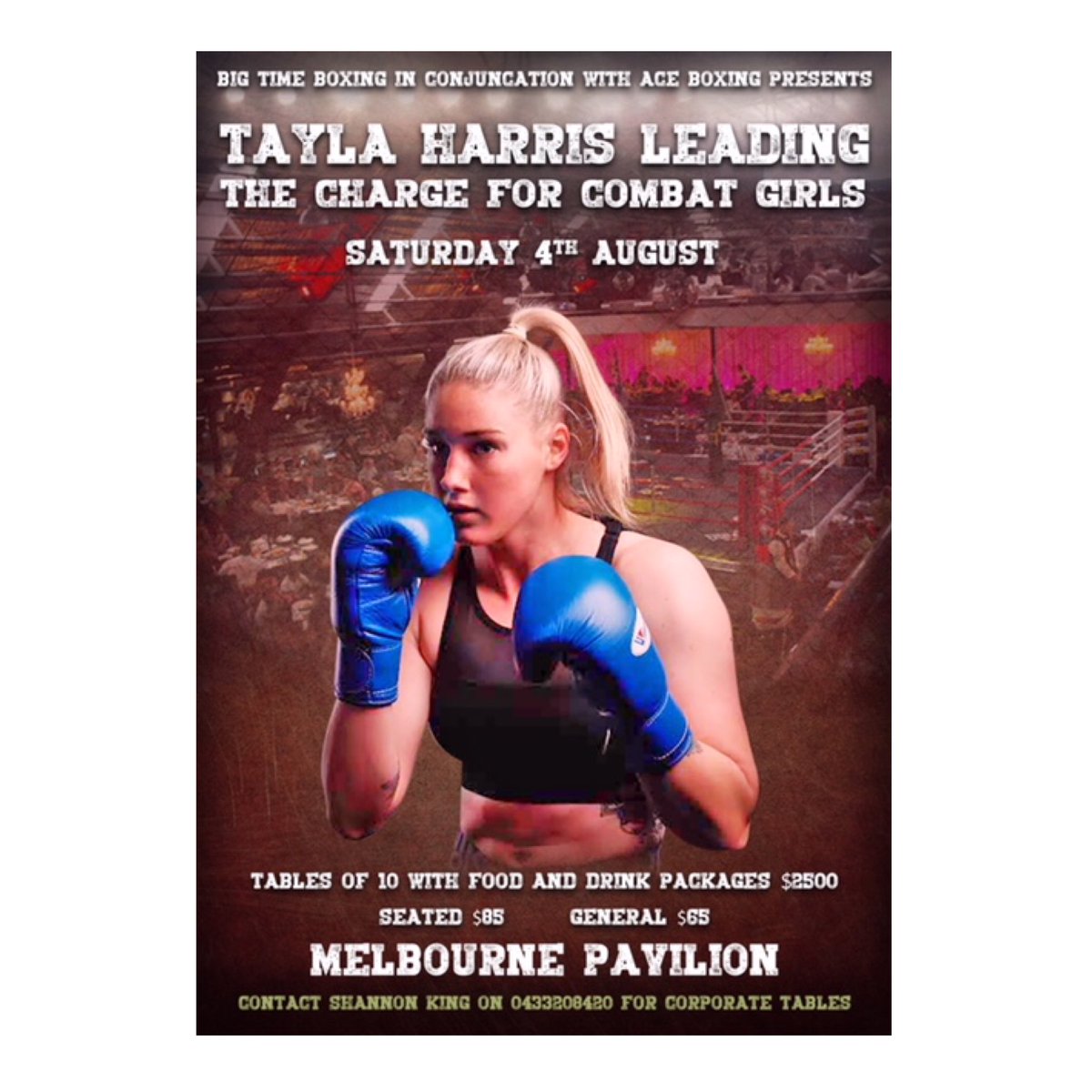 tayla_harris7's tweet photo. Tickets available for my upcoming fight! Would love the support on the night 😁 https://t.co/eS2cYHn9ZS https://t.co/z5gNM1fzMc