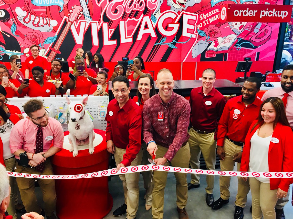 Another Manhattan Target Store is open for business!!
Thank you to the East Village Target Team!!