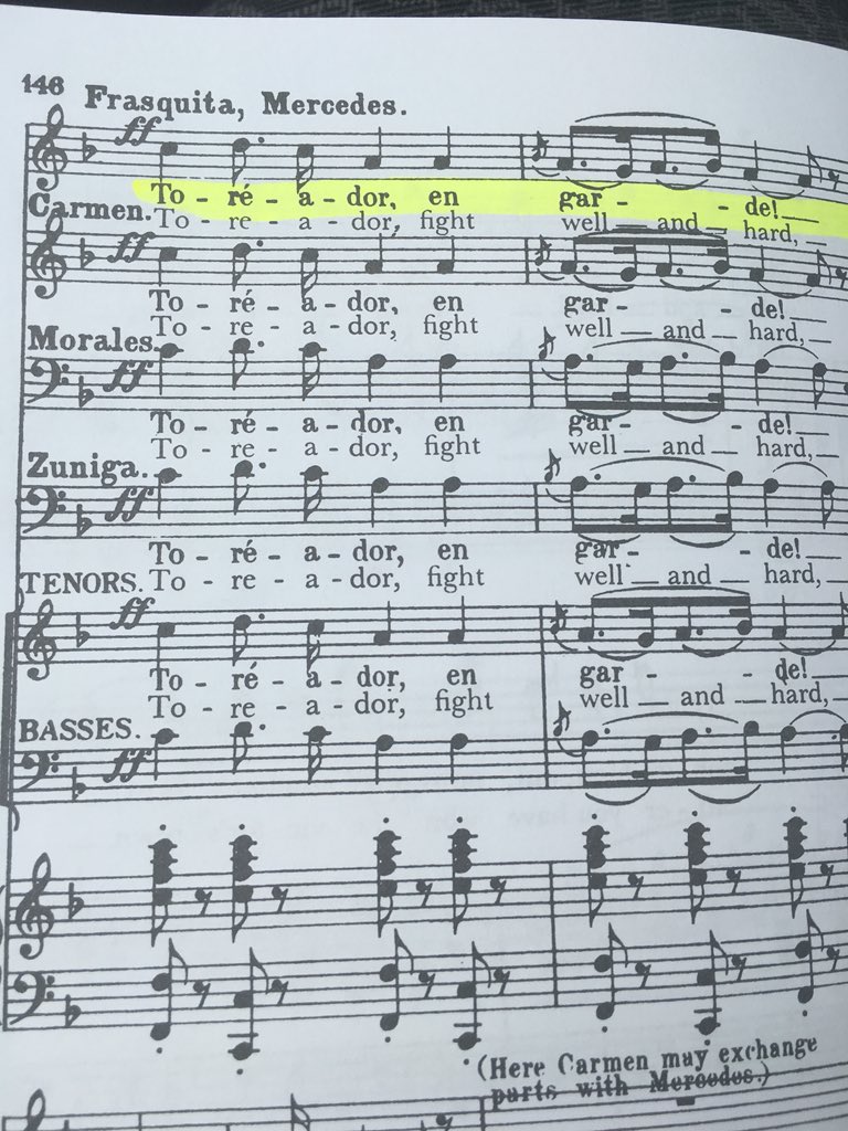 CaitlinHMoore's tweet photo. Does anyone else get this excited about highlighting your part in a brand new score?! Can’t wait to attempt to be serious on stage with @KayleeG20 in 2019! At least we’re supposed to be trouble-makers anyway. https://t.co/UlGdlvvCJq