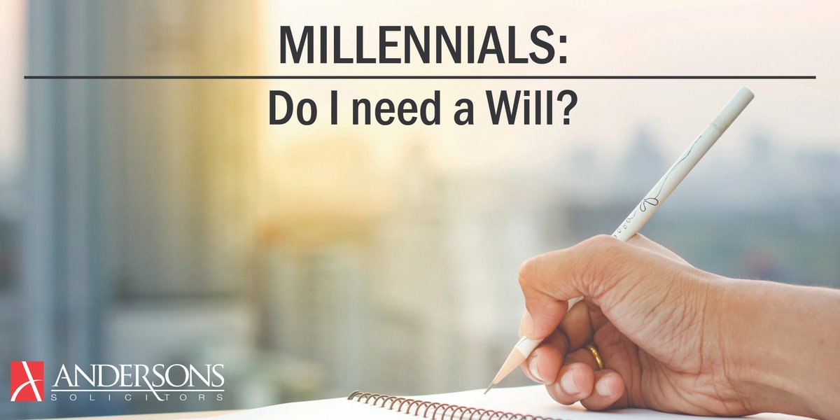 Millennials - do you have a Will? Read our latest blog post which discusses when you should consider getting a Will: andersons.com.au/lawtalk/2018/j…