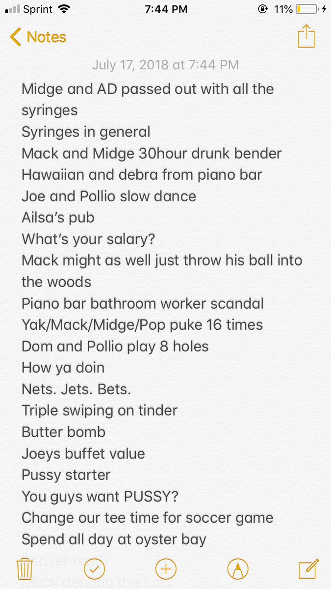 nu_psu's tweet image. I present to #MyDISCIPLES the traditional list of sass from the trip #RFN