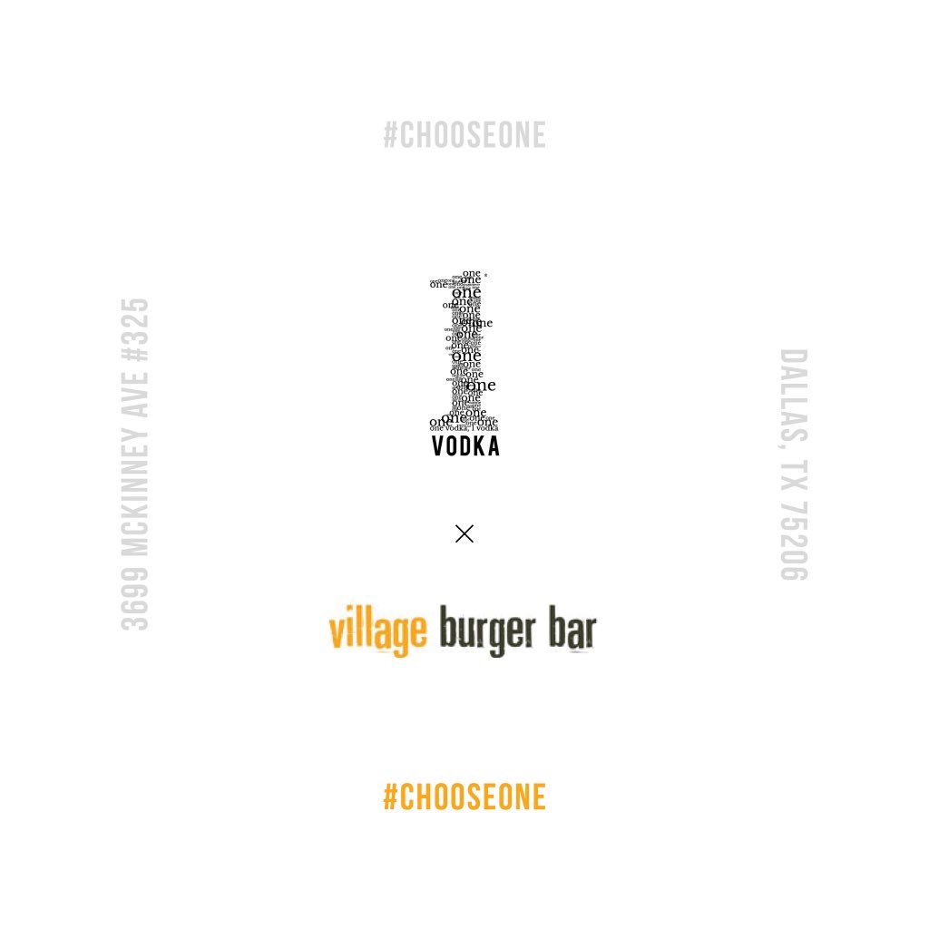 one_vodka's tweet photo. Head over to Village Burger Bar on McKinney Ave and grab a refreshing One Vodka cocktail to get you through the rest of this scorcher of a week! 

#onevodka #onetaste #onelife #onelove #chooseone #oneexperience #onemoment #dallas #texas #vodka #downtown #villageburgerbar https://t.co/NhpgBxhhJf