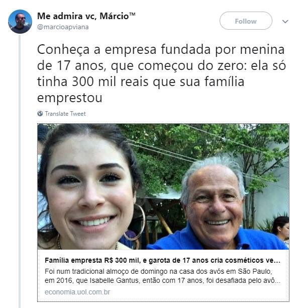 lacerda's tweet photo. admiro a mulher guerreira q vc eh https://t.co/VssTRyzuMw