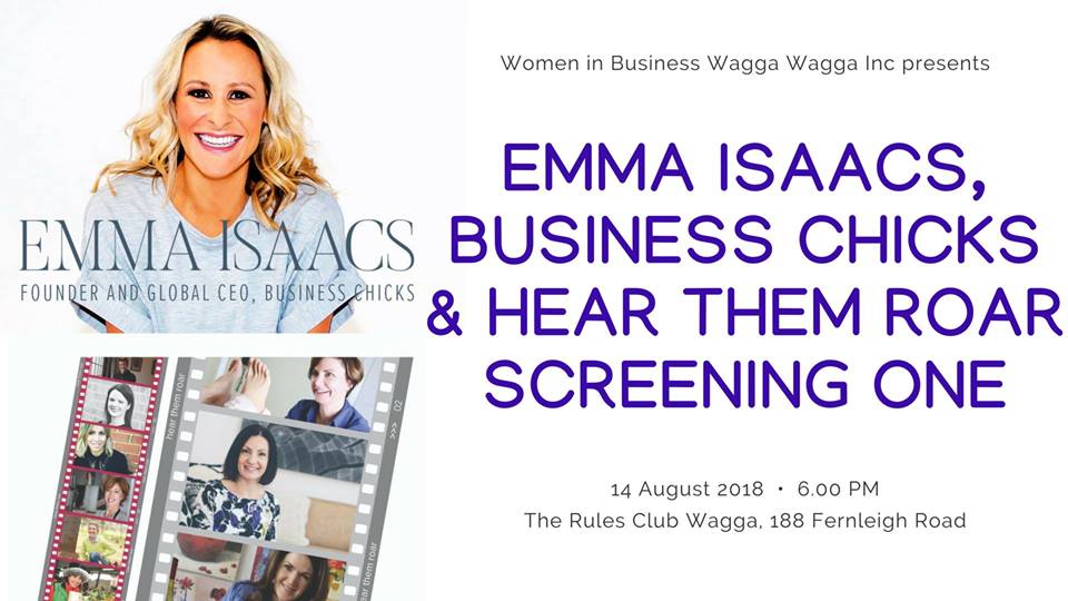 Griffith_WIB's tweet photo. We're heading to Wagga on Tues 14th Aug to see @emmaisaacs -  of @businesschicks present at @WiBWagga's next event. Get ur tix too &amp; join in here: https://t.co/1gwg8OMMRU
#womeninspiringwomen #businesschicks #waggawaggaevent #regionalwomen https://t.co/US25lOJ6Vk