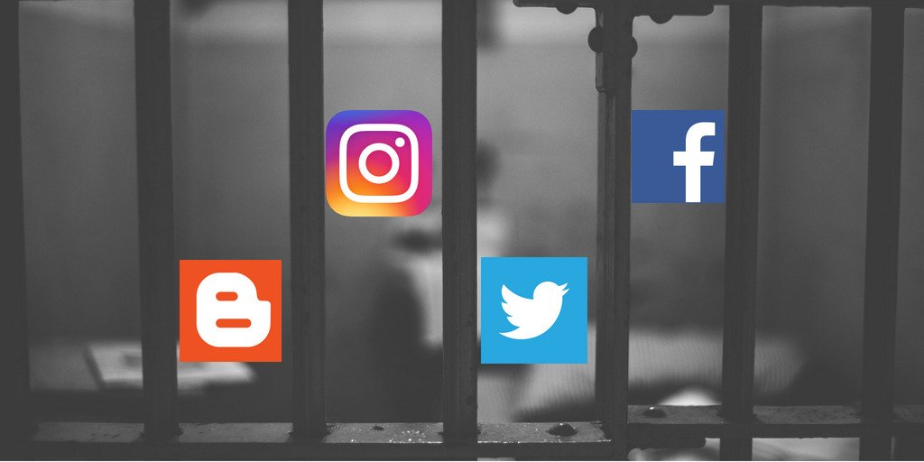 BlueSpottedDog's tweet photo. Can what you post on social media end with you landing in jail? #ALC701 https://t.co/laBTu39dzZ
