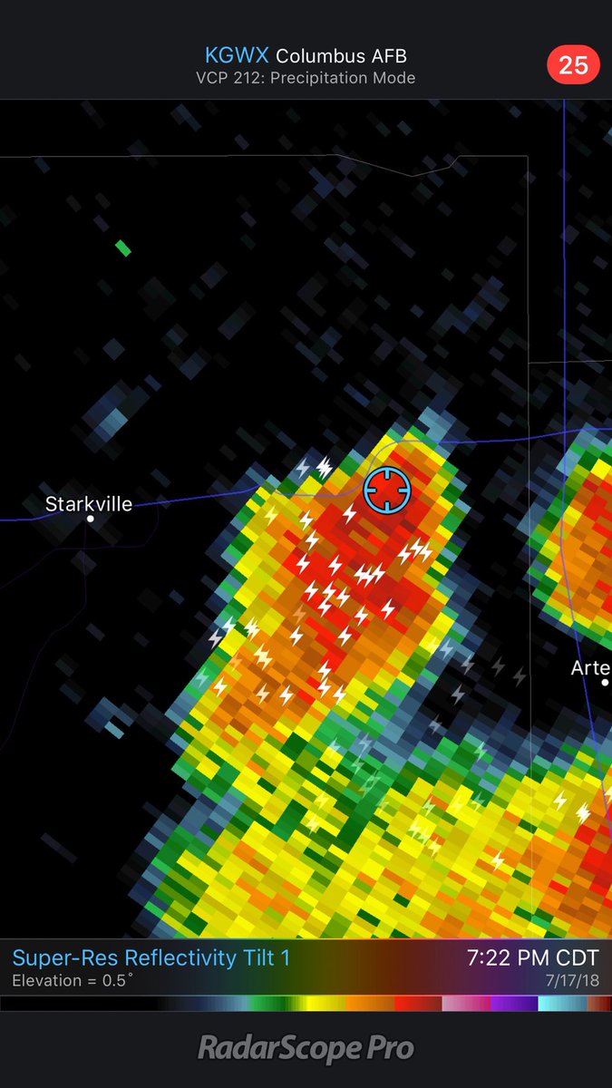 b_palmertree's tweet photo. @NWSJacksonMS @WTVAmatt Bursts of heavy rain and wind in this storm! 😳⛈ https://t.co/fkXMVRtnKR