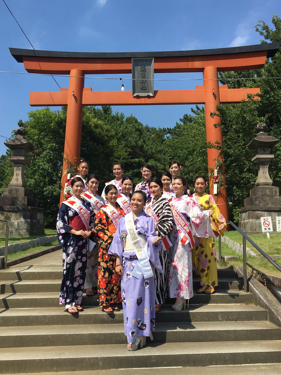 Missosology Japan Missintercontinentaljapan 稲毛浅間神社 祭り 浴衣女子 ミスコン