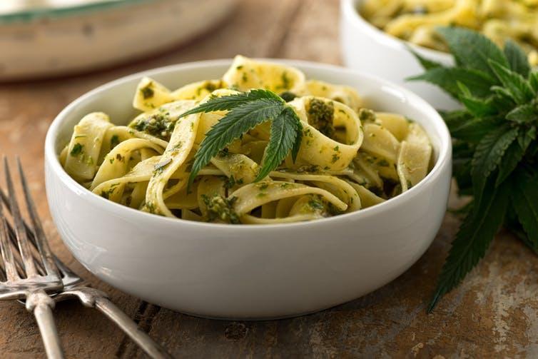 ConversationCA's tweet image. #Cannabis pesto for dinner? Canadians are interested in trying #edibles after legalization, according to a survey by @scharleb of @Dalnews: bit.ly/2LrHzRm
#C45