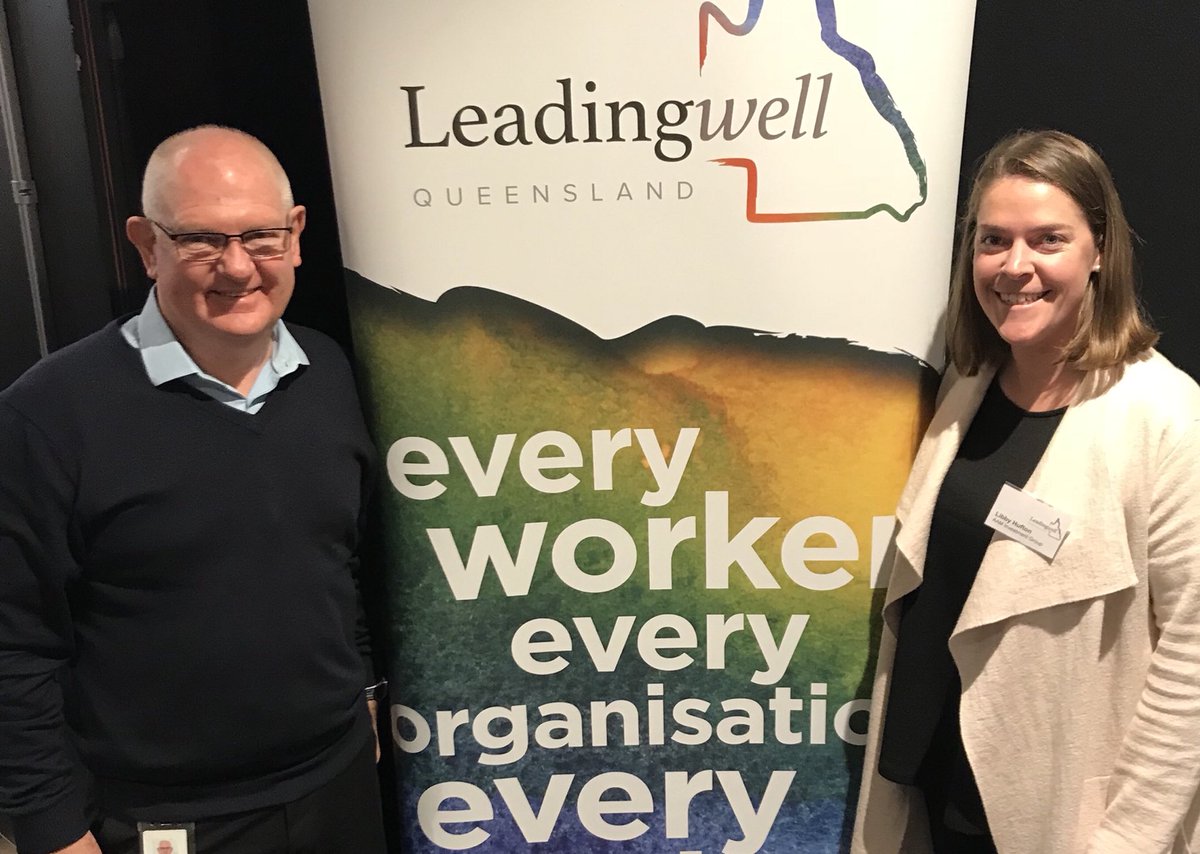 AAMInvestments's tweet photo. AAMIG’s HSEQ Manager, Ross Willson &amp; Operations Coordinator, Libby Hufton attended the #LeadingWellQLD event this morning to focus on the importance of job design for #workplacementalhealth. A great event &amp; a great opportunity to focus on the promotion of positive mental health. https://t.co/Tc4nuiqhjv