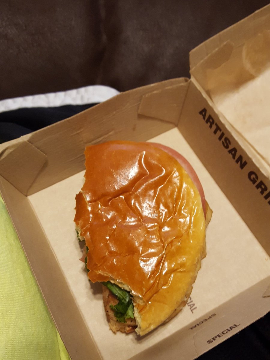 ThatJacobGuy1's tweet photo. @McDonalds thanks for the full coverage. Nothing like taking 4 bites and still not tasting any of that chicken! #minichickensandwich #halfoff #disappointing https://t.co/YrHRQdL9Sv