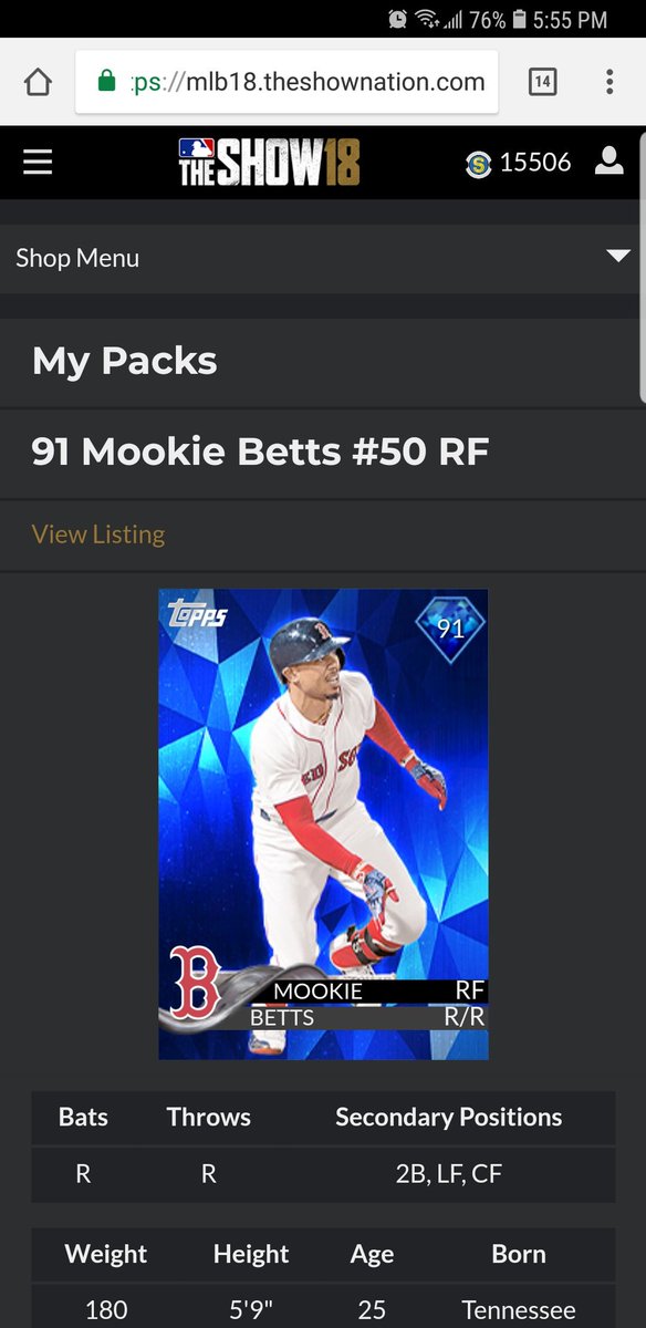 BrandonArciero's tweet photo. Pulled a couple #ballinisahabit #mlbtheshow and what FRICKEN π₯π₯π₯π₯π₯! #Bstar32 #bstar32gaming #twitch #twitchsquads #tc @MLBTheShow @MLBTheShow_Tips https://t.co/esZqik46ft