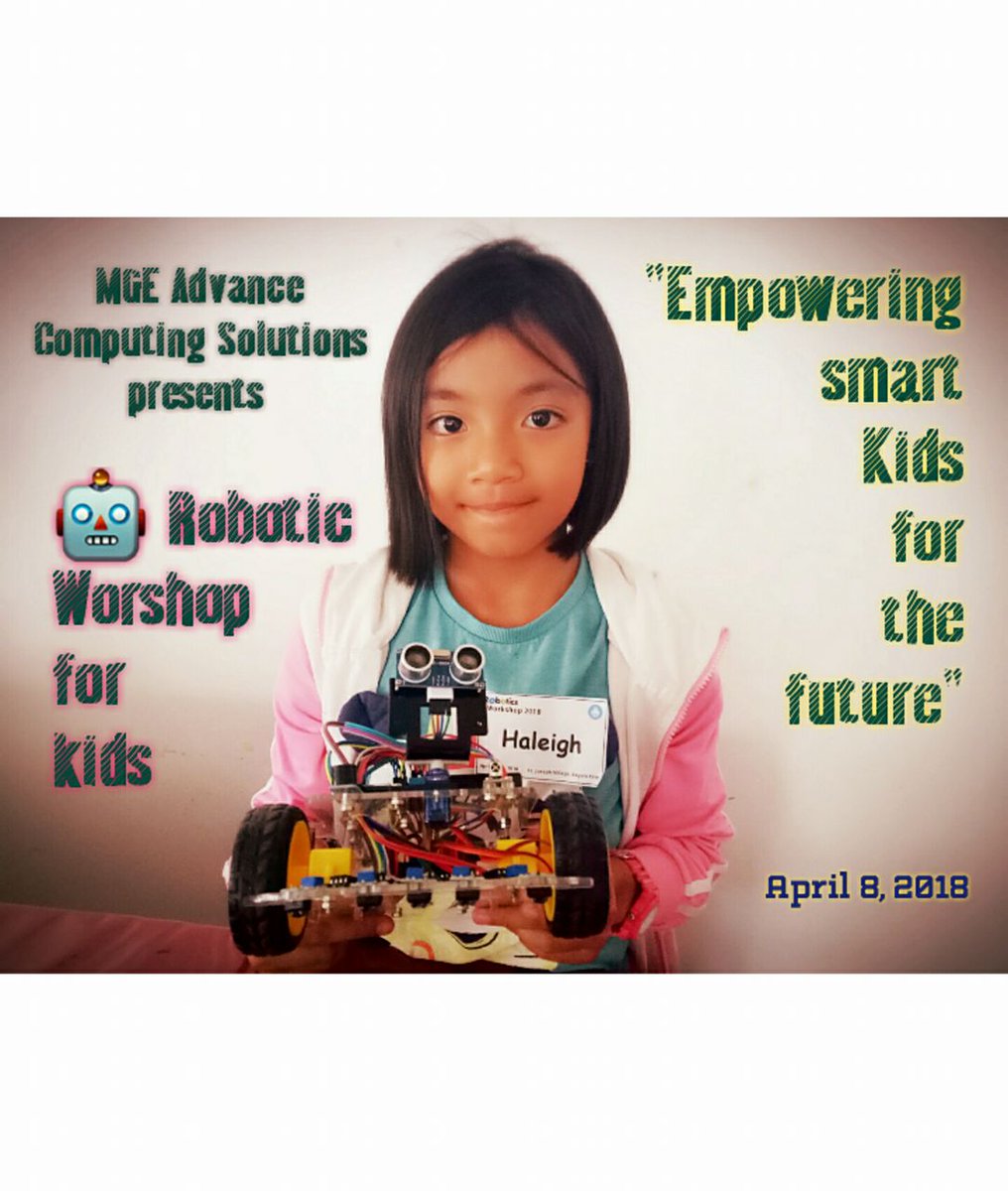 MGEadvancecomp's tweet image. Smart Robots. Smarter Kids.

INQUIRE NOW!!!
(045) 966 0612
0917 596 5867
0923 836 7981

mgeacs@gmail.com

#Robotics #robotics #roboticsprogramming #smartrobots #smarterkids #mgeacs