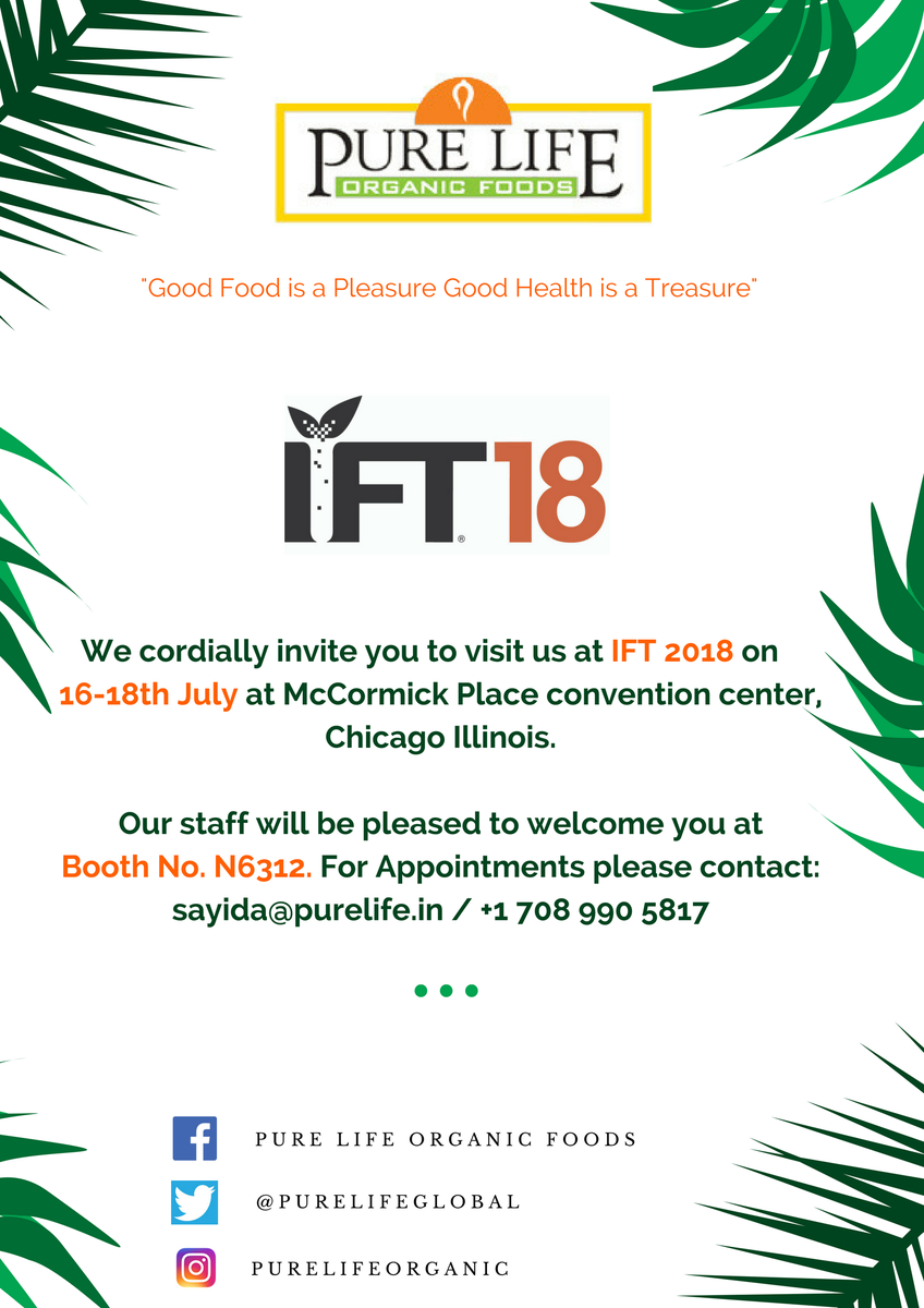 Last Day at IFT'18, Chicago!

Don't forget to miss it!!
#IFT18 #IFT2018 #organic #canesugar #foodexhibition!!!!