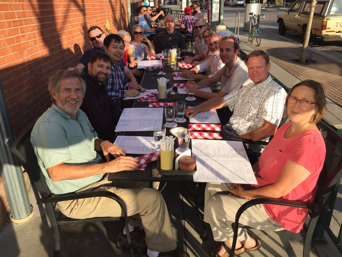 LauraLH_Lab's tweet photo. Well-earned downtime during a great and productive meeting in Denver for the #transborder #migtatoryspecies #spatialsubsidies research group. https://t.co/i2nrWKdeWM