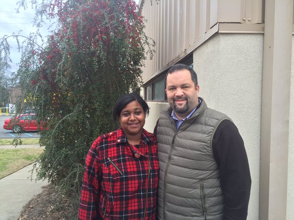 Erica Garner and Ben Jealous