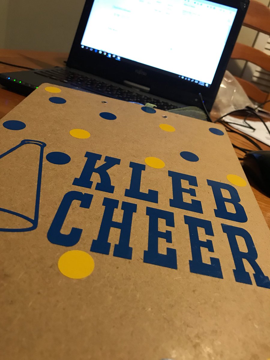 Smith__Amy's tweet photo. Iβve been planning all day! Canβt wait for our first practice next week & camp the following week! πΎππ π£ @KlebCheer #BuildingSuperCubs https://t.co/B6iLiylliS