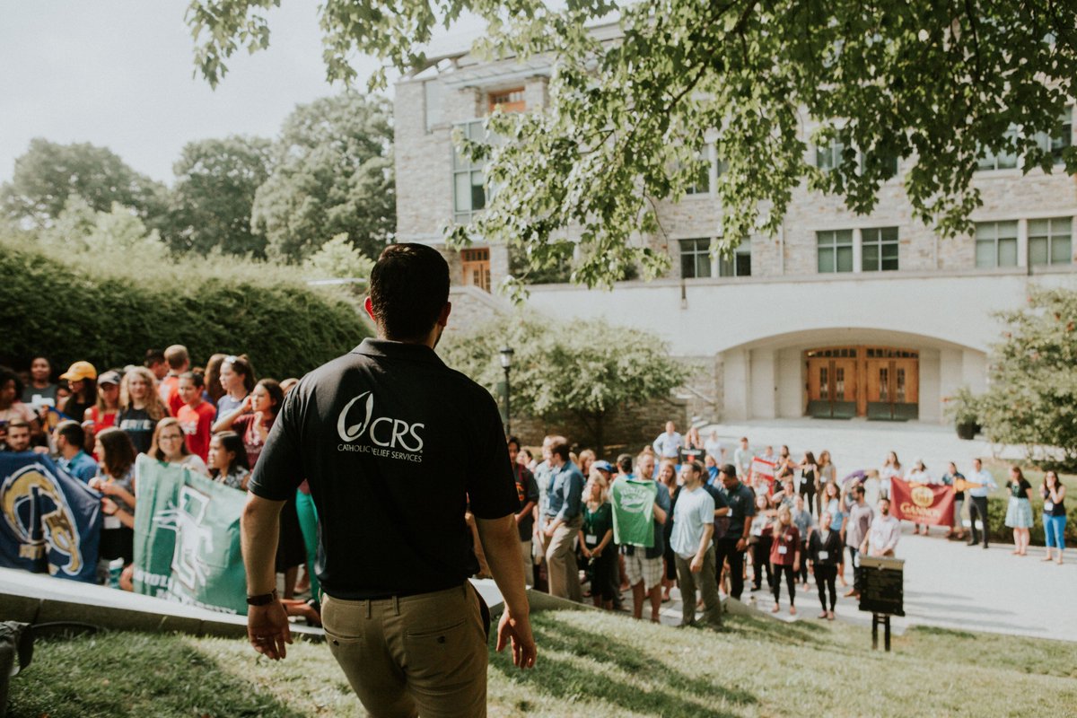 FOCUScatholic's tweet photo. “If you intend to change the world, you must become the saint God intends for you to be.” — Fr. Thomas Schaefgen, OP // We're in Baltimore with @CatholicRelief Services for their @CRSUniversity #SALTsummit! https://t.co/jk3ScA7Ozd