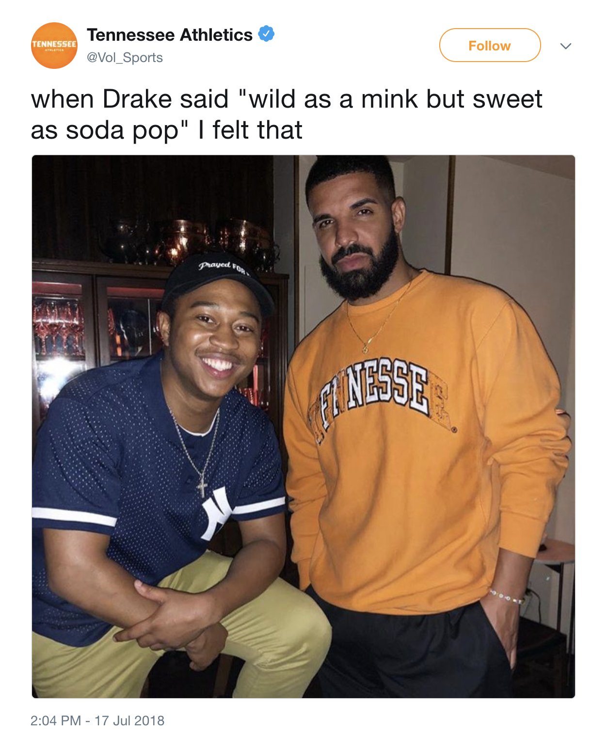 Drake tennessee hotsell sweater