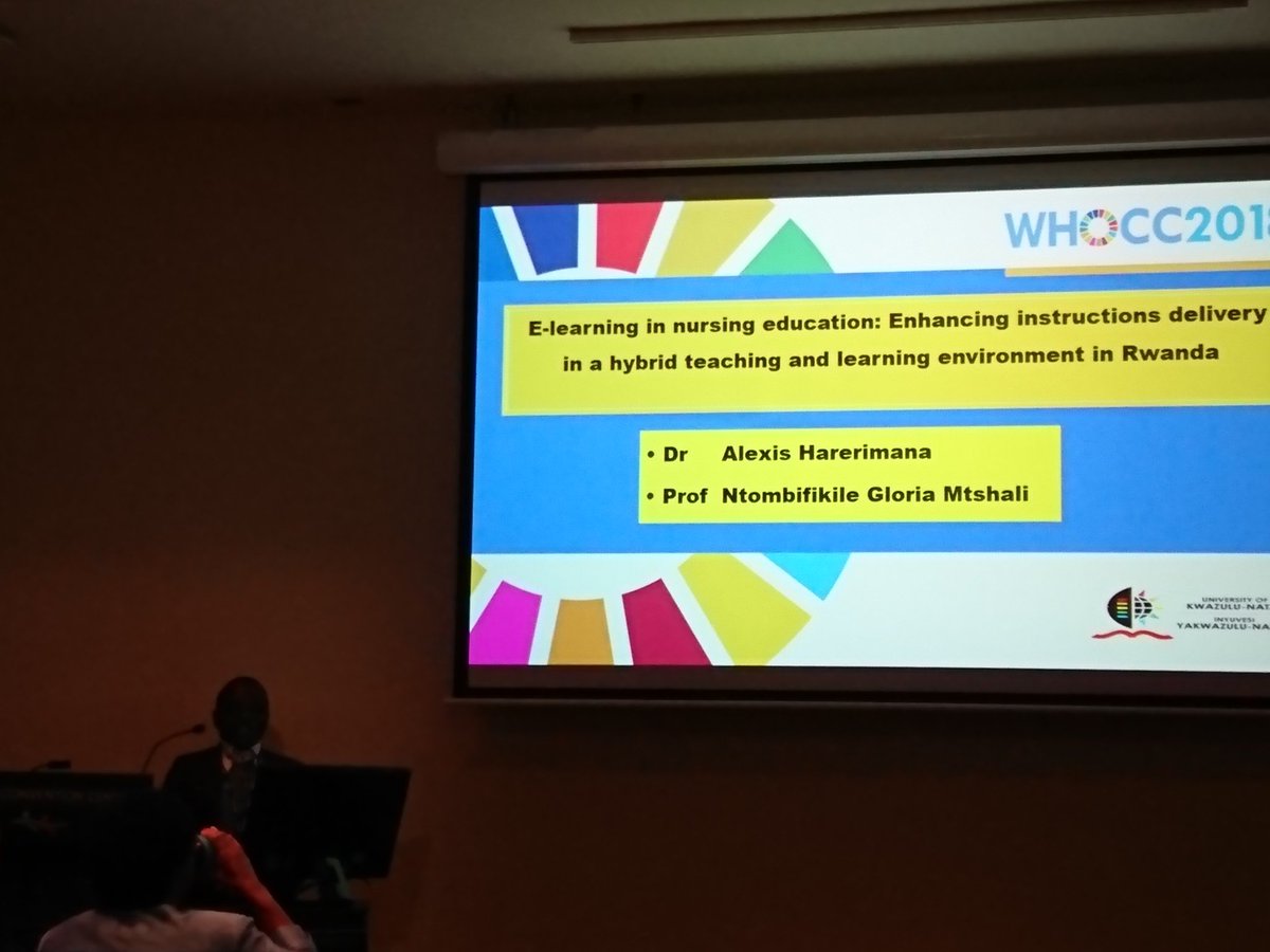 e-learning for nursing in Rwanda. Teaching technology in East African Communities developing, hence the need for hybrid teaching #WHOCC2018 #sotl