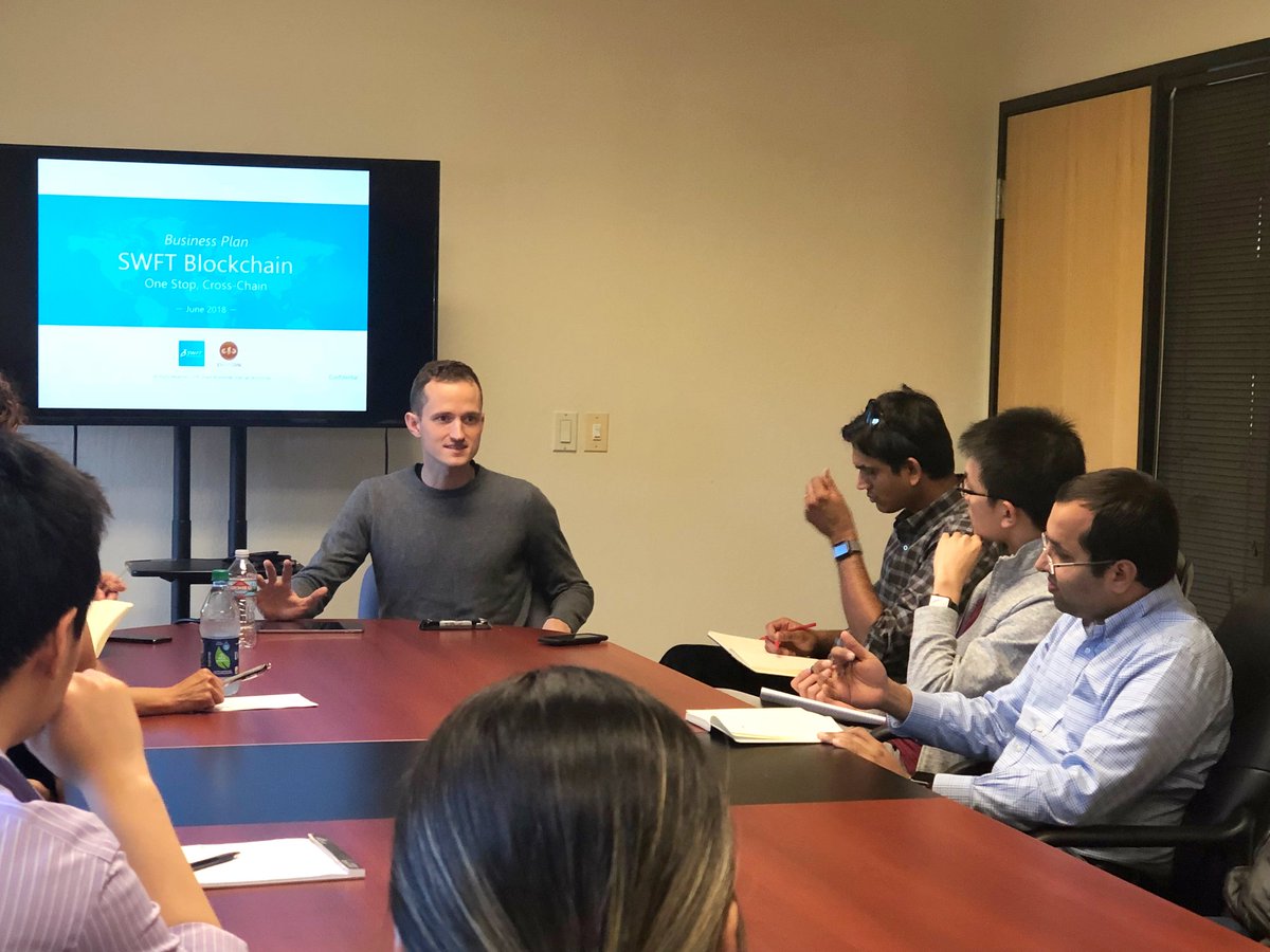 SWFT BLOCKCHAIN Chief Financial Officer CFO, Alex Witt is introducing SWFT Blockchain and discussing the future of blockchain with Stanford EMBA students in Silicon Valley.

#blockchain  #Bitcoin  #ETH $swftc