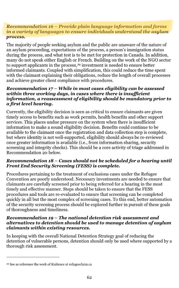 design4citizens's tweet photo. In reading the @IRB_Canada Apr. 2018 report, we noticed that recommendation 16 is exactly what our #AsylumSeekers toolkit does for Refugee claimants in #Ottawa: It simplifies info. Visit our website  (https://t.co/v5jVloReHI) to learn about more. @refugee613 @CitImmCanada https://t.co/O5wasAYCfP
