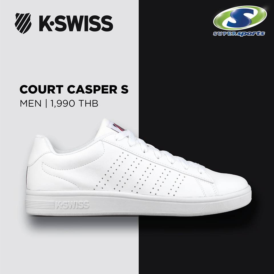 supersports_th's tweet image. Supersports New Arrival !
K-SWISS : COURT CASPER S (Men)

รองเท้ากีฬาลำลอง K-SWISS : COURT CASPER S อัปเปอร์ผลิตจากวัสดุหนังพรีเมียม โดดเด่นด้วยดีไซน์ที่เรียบง่าย เข้ากันได้กับทุกชุด ทุกสไตล์

Price : 1,990 THB

#SupersportsThailand #Kswissth #KswissThailand
Size : US7-US12