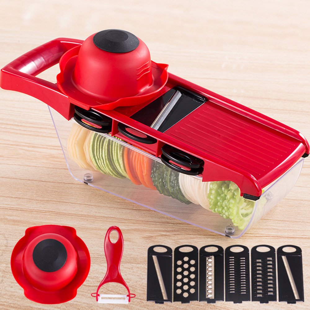 easyland3's tweet photo. ZS - 8983 Multifunctional Potato #Slicer #vegetable #Fruit #Cutter

With 6 interchangeable #blades
Cut through all kinds of veggies, grating cheese, slicing potato and cutting fruits
Catches all your #slices, #shreds and cuts

ONLY 14.99 usd on #Walmart https://t.co/kvlJFUFXqX https://t.co/ogfwyGZ3bU