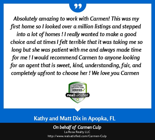 CarmCulp's tweet image. How does this make me feel? Let’s start with ecstatic. :) realsatisfied.com/Carmen-Culp via @realsatisfied