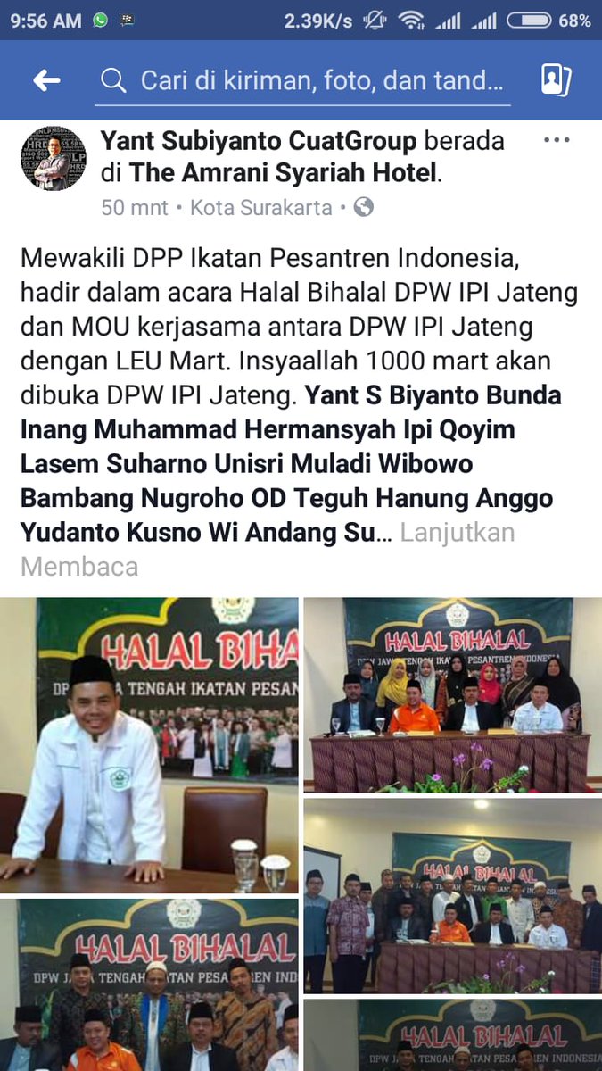 SrkZahmad's tweet photo. Bismillaah Ikatan Pesantren Indonesia ( IPI ) terus bergerak https://t.co/JESTuJPo3A