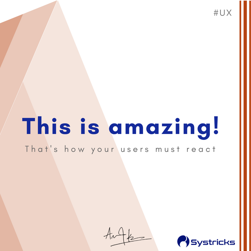 systrickstech's tweet photo. You create things for your users, always!
#ux #uxdesign   #UserExperience #research #prototype #designers #designthinking #creativity #Creative  #creativeleadership #webdesign #webdevelopment #WebsiteDesign #websitedevelopment #startupindia #Entrepreneurs #Entrepreneurship https://t.co/1eETnO6xUZ