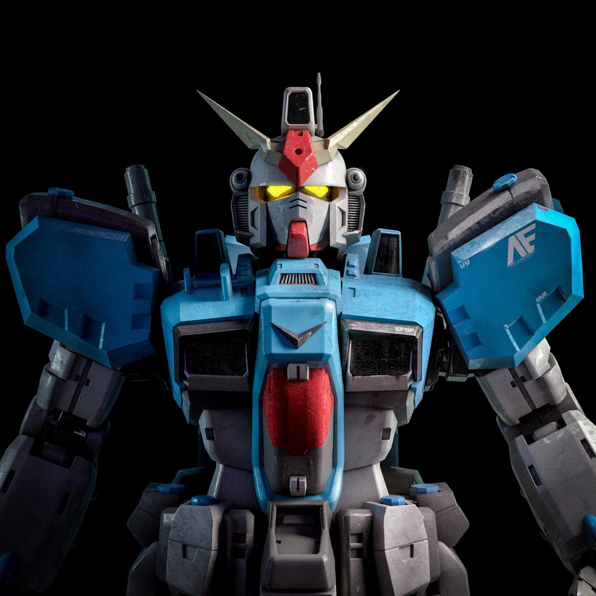 mikeandpayne's tweet photo. GUNDAM: STREET BLUE
Something I textured and lit using Redshift in Cinema 4D.
#redshift #cinema4d #rendering #CGI #GraphicDesign #gundam #GundamX #gundambasetokyo https://t.co/KNFHhI6DQ7