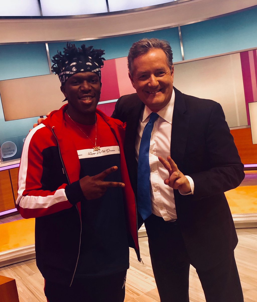 piersmorgan's tweet image. Kings of the Internet. ⁦@KSIOlajidebt⁩ ⁦@GMB⁩