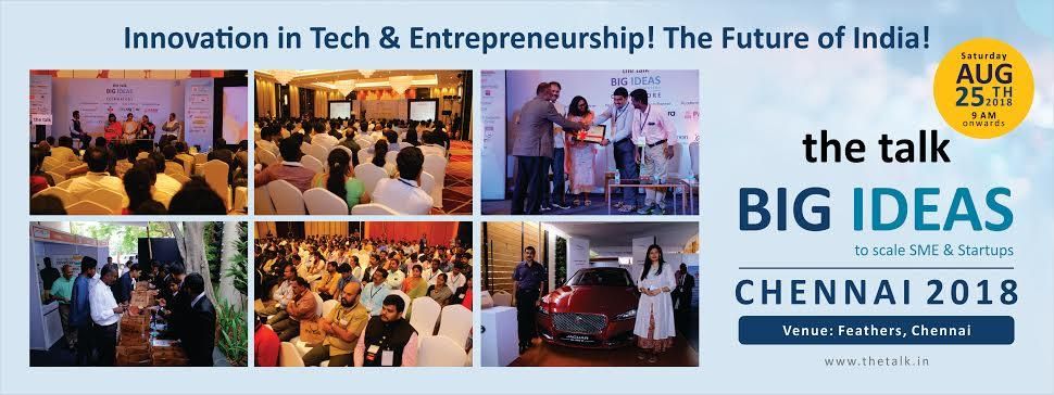 eventshighapp's tweet photo. #Chennai
SMEs & #StartupsMeet with successful #entrepreneurs & experts to find new perspectives on business using #trending #Tech #Innovation & #Entrepreneurship. #TheTalkBigIdeas by @thetalktv, this August.
Reg: https://t.co/lc9HA6inhM
#TechConference #BusinessStrategy #TechTalk https://t.co/JU8CDuw4VP