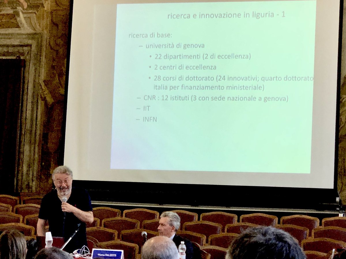 cnr_scitec's tweet photo. “Le collaborazioni scientifiche valgono per sempre” .#MichelePiana di #APRE Liguria nella giornata di lancio dello sportello #APRE
Si parla di innovazione e ricerca e di #start4.0 https://t.co/ilpGkoZWe2