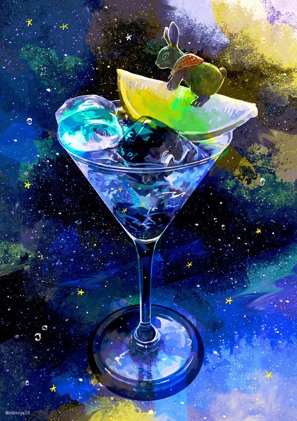 star (sky) no humans cup reflection drinking glass rabbit sky  illustration images