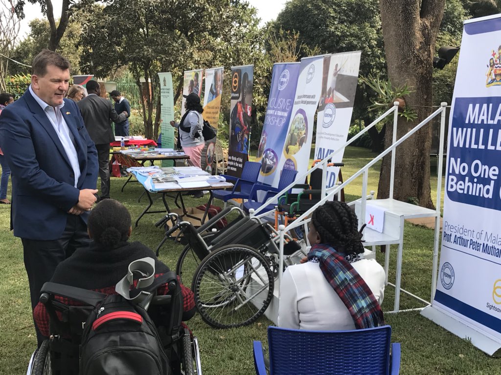 UKinMalawi's tweet photo. Getting set for #Malawi ‘s satellite #DisabilitySummit where delegates from government, private sector, non profit organizations & development community will discuss how to include people with disabilities in development.
#NowIsTheTime
#DisabilitySummitMw https://t.co/mGH1Bw3pei