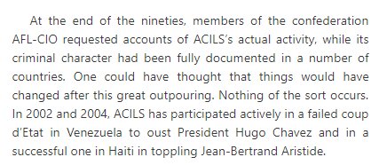 And NED is far from done- they're as active as they've ever been, heavily involved in countries such as Russia, Venezuela, and Haiti