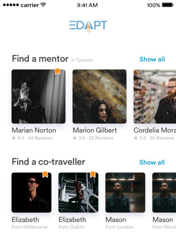 AppEdapt's tweet image. Worried about Culture shock? 
Get connected with local mentors and fellow aspirants and embrace the diversity with #Edapt.
Sharing the first look of student dashboard here.
App will be out real soon!
#culturalbarrier #diversity #missinghome #internationalstudentsincanada #newapp
