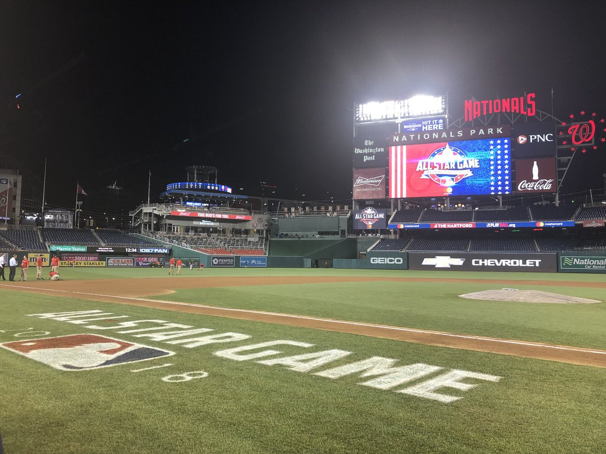kerink's tweet photo. And just like that, the 89th Annual MLB All-Star Game presented by Mastercard is a wrap. #AllStarGame #dc #yearinthemaking https://t.co/d2QrkwbGbT